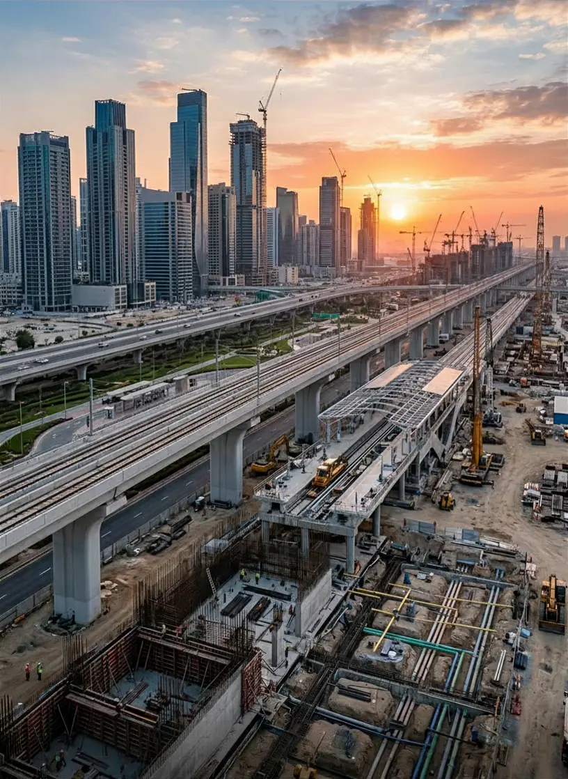 Modern Urban Infrastructure Construction