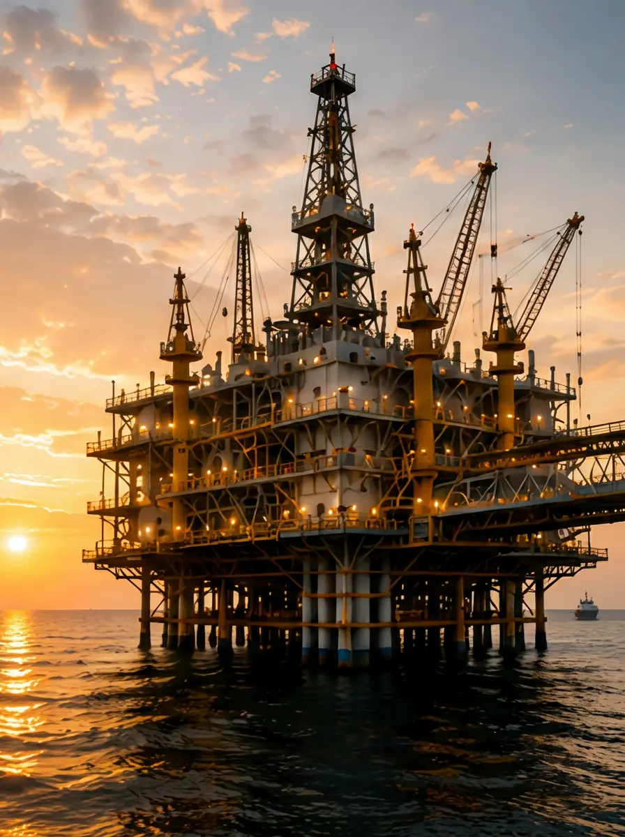Oil and Gas Production Rig